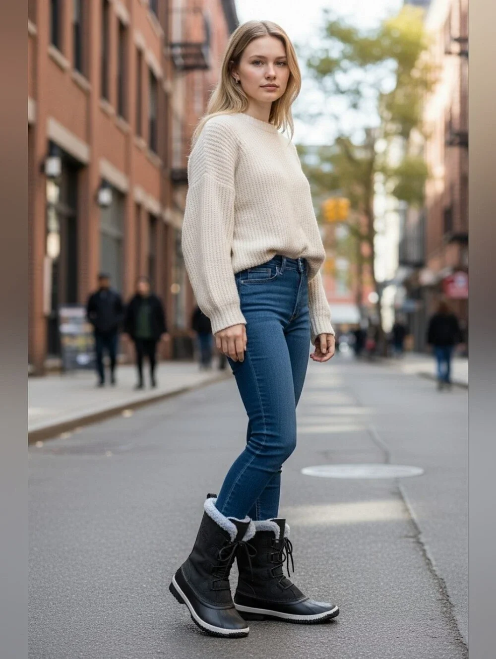 Sorel Out N About Plus Tall Black Waterproof Boots